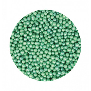 Посыпки Шарики Жемчуг зеленый 4-6мм, 50г