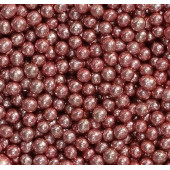 Посыпки Mixie Шарики металлик розовое золото 3мм, 50г