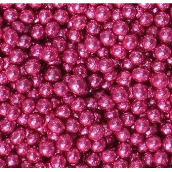 Посыпки Mixie Шарики металлик фуксия 3мм, 50г