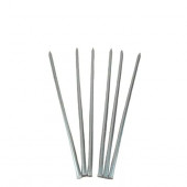 Свечи в торт Гигант серебро 25см, 6шт