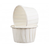 Мини-капсулы для маффинов с бортиком Белые 38*30мм, 20шт