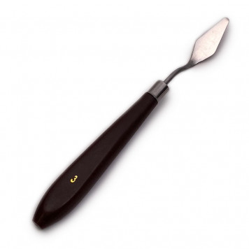Лопатка (мастихин) кондитерская с пластиковой ручкой №3