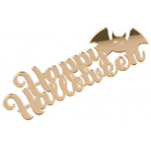 Топпер без шпажки Хэллоуин, золотой 12*4,5см