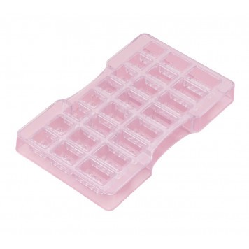 Форма для шоколада 24 ячейки "Лего" 20x12x2,5 см (глубина 1,5 см)   7129748