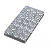 Форма для шоколада 21 ячейка "Шоколадное яйцо" 33x16,2x2,6 см       10785716