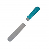 Кондитерская лопатка - палетка изогнутая «Космос», 31 см, рабочая часть 20 см, цвет бирюзовый