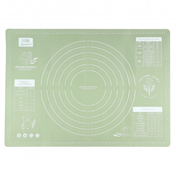 Силиконовой коврик для выпечки «Приятного аппетита», 50 х 70 см