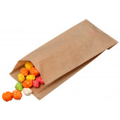 Пакет бумажный фасовочный, крафт, V-образное дно, 8×2×20 см