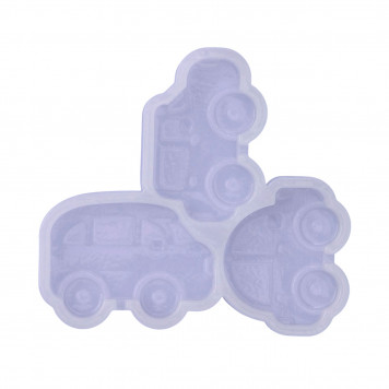 Силиконовая форма "Машинки", 4*5,6 см, 4,8*4см, 3,5*5,4 см 10092876