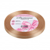 Лента атласная №267(67) 6мм*25±1ярд(23м±1м) бежевый АУ