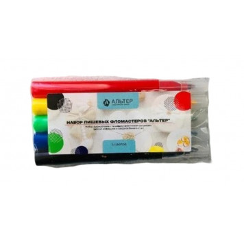 Набор фломастеров Альтер, 5 цветов