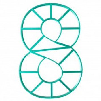 Вырубка для коржей Цифра 8, 105мм