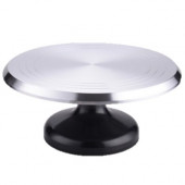 Подставка вращающаяся 30*12см, металл черная ножка