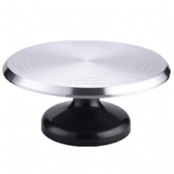 Подставка вращающаяся 30*12см, металл черная ножка