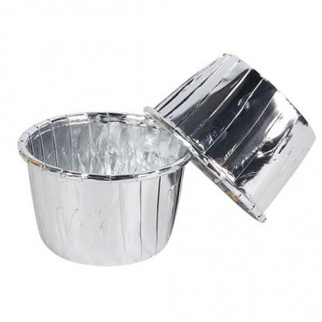 Маффины Серебро 50*40мм, 50шт