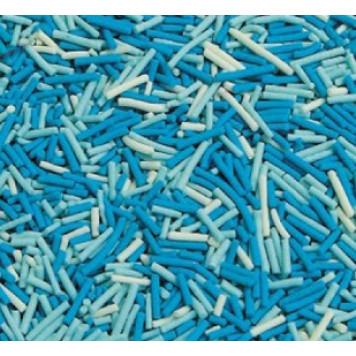 Посыпки Вермишель №6 синяя, белая и голубая, 50г