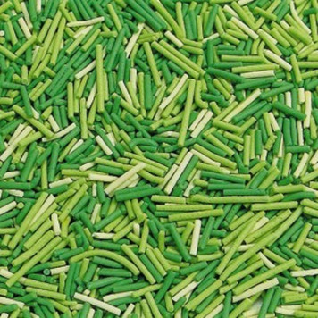 Посыпки Вермишель №10 салатовая, желтая, зеленая, 50г