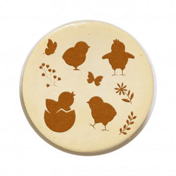 Трафарет для украшения пасхальной выпечки в наборе с топперами "Светлой Пасхи!"