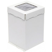 Коробка 36*36*40 гофро с окном