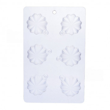 Форма Martellato flower 6 ячеек, пластик