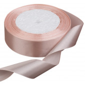 Лента атласная Нежная карамельная (41) 25мм, 25м (ШТРИХКОД ДОБАВЬ)