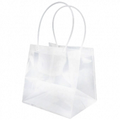 Пакет 28*28*28см PET прозрачный с ручкой