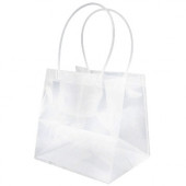 Пакет 22*22*22см PET прозрачный с ручкой