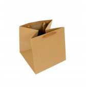 Пакет 25*25*25 PET с коричн/ручками