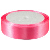 Лента атласная Розовый неон (05) 20мм, 10 метров