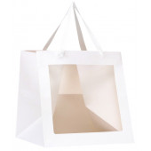 Пакет Белый с окошком 30*30*30см