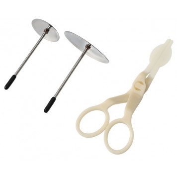 Набор кондитерский Доляна, 3 предмета, гвоздь кондитерский d=3/5 см, ножницы кондитерские для переноски украшений, МИКС