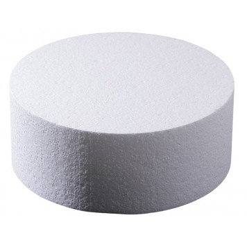 Фальшярус для торта круглый, d=25 см, h=10 см, белый