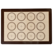 Коврик для выпечки армированный «Макарун.Плюс», силикон, 42×29.5 см, МИКС