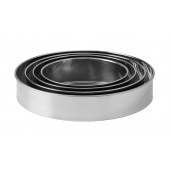 Сито Доляна «Металлик», набор 4 шт., d=15/18/20.5/24 см, нержавеющая сталь, серебристое