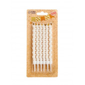 Свечи для торта «Жемчужины», 6 шт., перламутр
