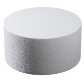 Фальшярус для торта круглый, d=20 см, h=10 см, белый