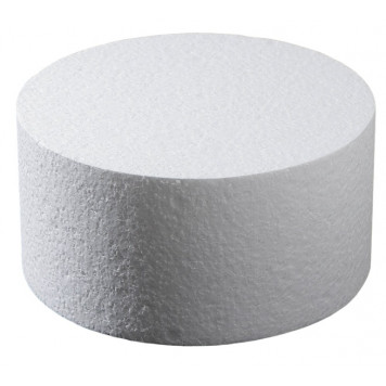 Фальшярус для торта круглый, d=20 см, h=10 см, белый