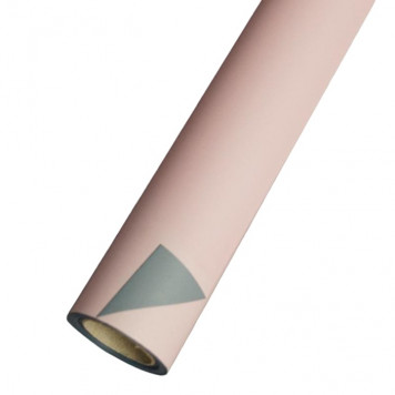 Пленка 0,58*10м матовая двухсторонн. 60мкм Розовый/серебристый