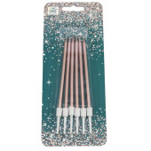 Свечи 10см 6шт Бронзовый