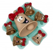 Силиконовая форма 2230 Колокольчики-смайлики