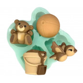 Силиконовая форма 2418 Детские игрушки 1 (мишка)