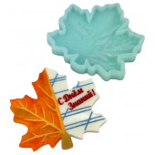 Силиконовая форма 2444 Кленовый лист С днем знаний