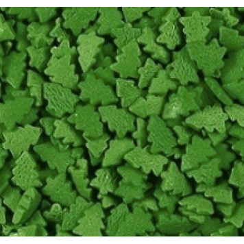 Посыпки Елки зеленые большие, 50г