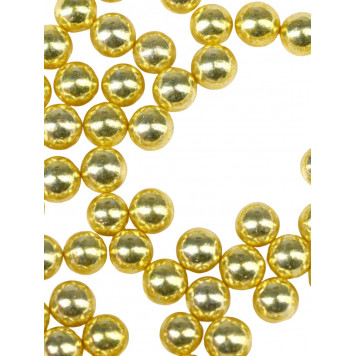 Кондитерский декор, шарики 7 мм, золото, 20 г