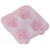 Молд Доляна «Лапки», силикон, 9,5×9×2,5 см, ячейка 4×4 см, цвет белый