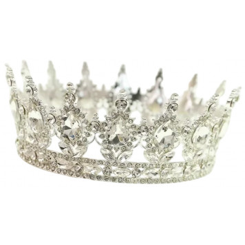 Корона со стразами №2, 12см