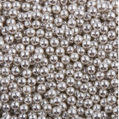 Посыпка Mixie шарики серебро 4мм, 50гр