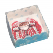 Коробка для печенья, «С Новым годом!», 7×7×3 см