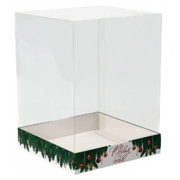 Коробка для кондитерских изделий «Новогоднее настроение», 15 х 15 х 20 см