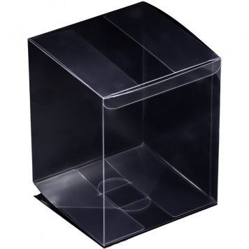 Складная прозрачная коробка из PVC, для упаковки подарков, 12×12×15 см